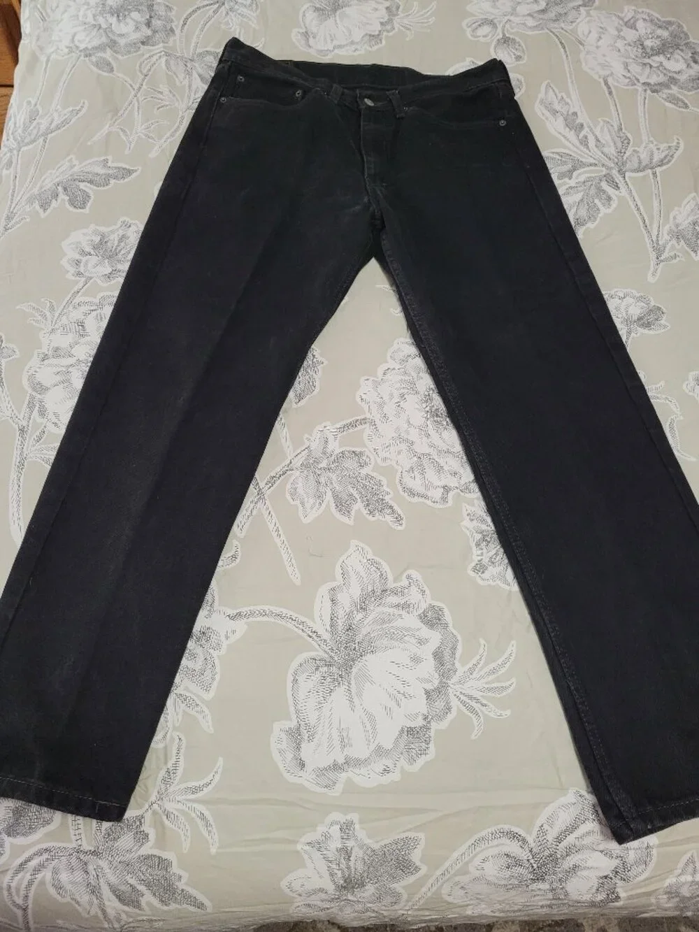 Levi's 5-Pocket 505 Black Jeans 34 x 30